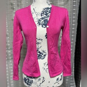 Women's Pink Cardigan Sweater